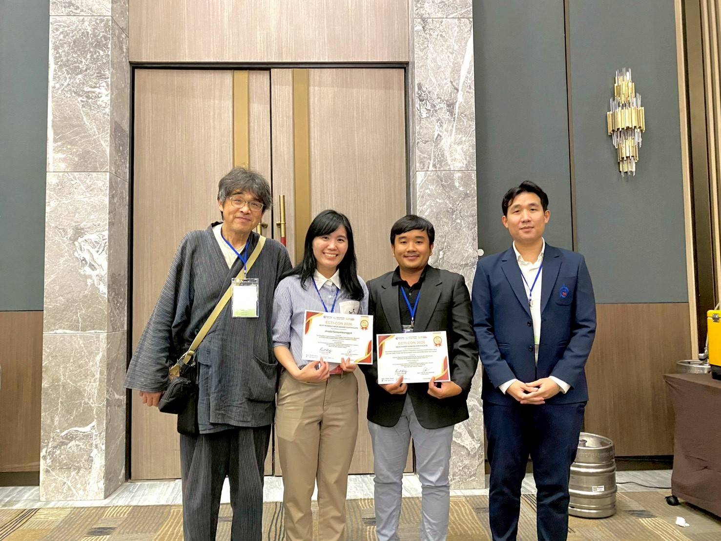 Best Paper Awards presentation photo 1 at ECTI-CON 2026